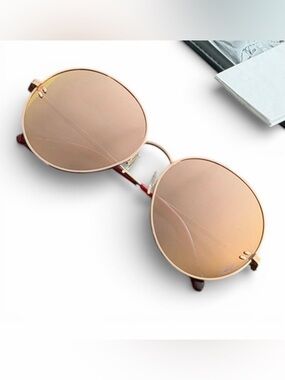 Stella McCartney IS0007S Round Rose Gold Sunglasses Round Oversized Italy NWT